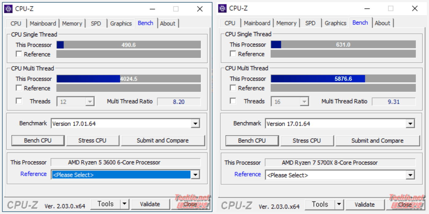 Amd 라이젠 3600 5700x 성능 비교